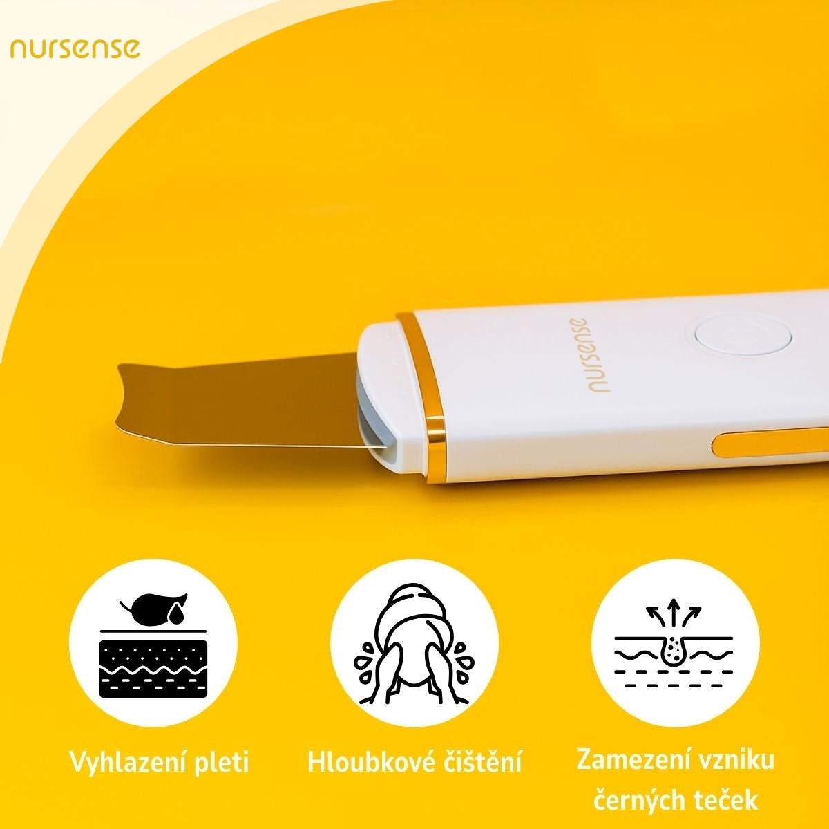 Nursense D32 kosmetická ultrazvuková špachtle
