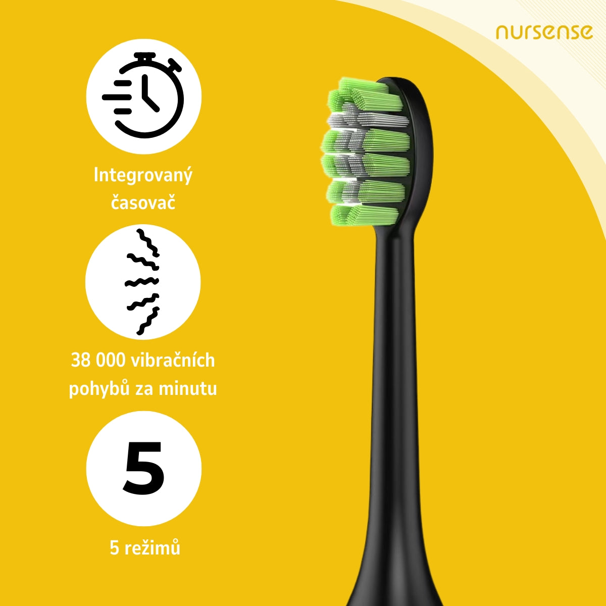 NURSENSE Y06 sonický zubní kartáček